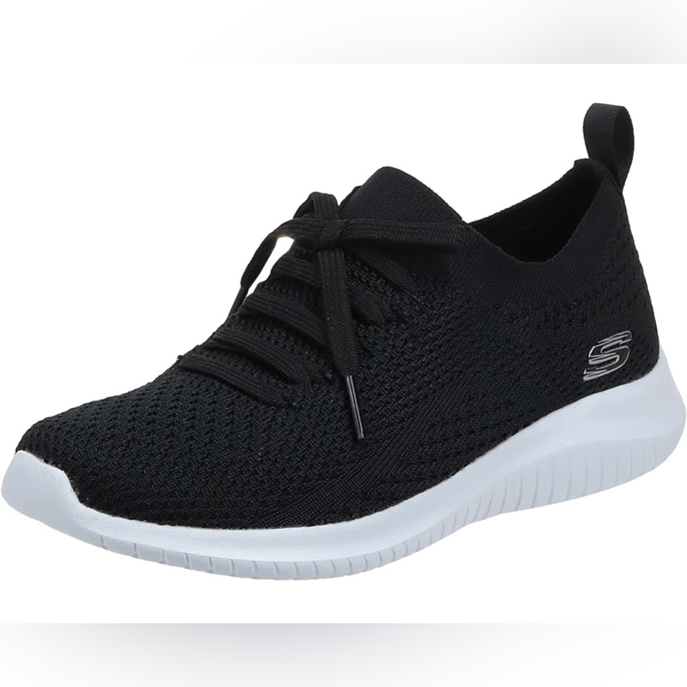 SKECHERS Ultra Flex Women's Slip On Sneakers - Black, US 10. New With Box